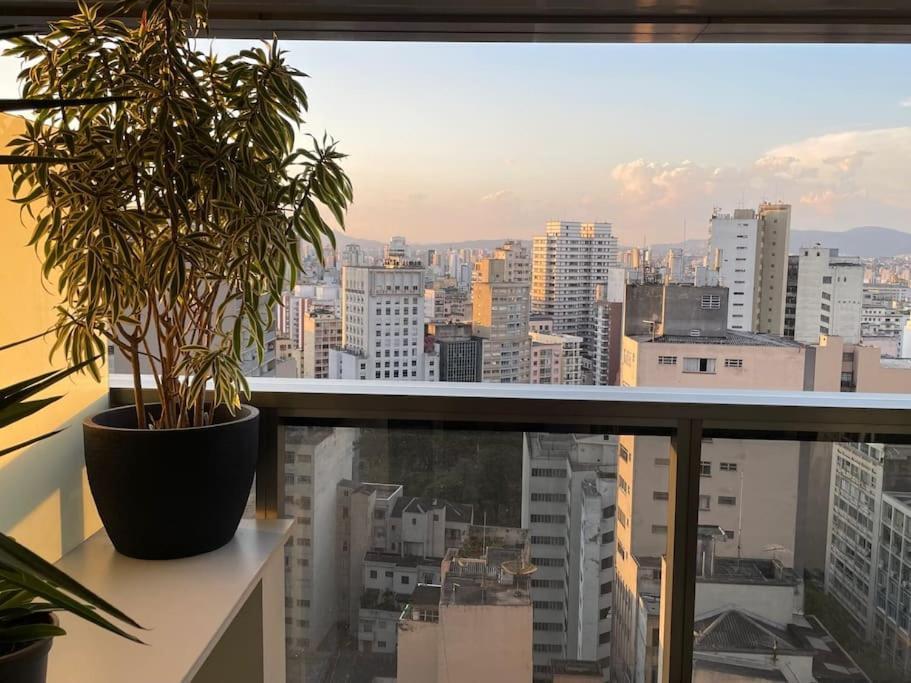דירות סאו פאולו Studio Com Vista Incrivel 22º Andar מראה חיצוני תמונה