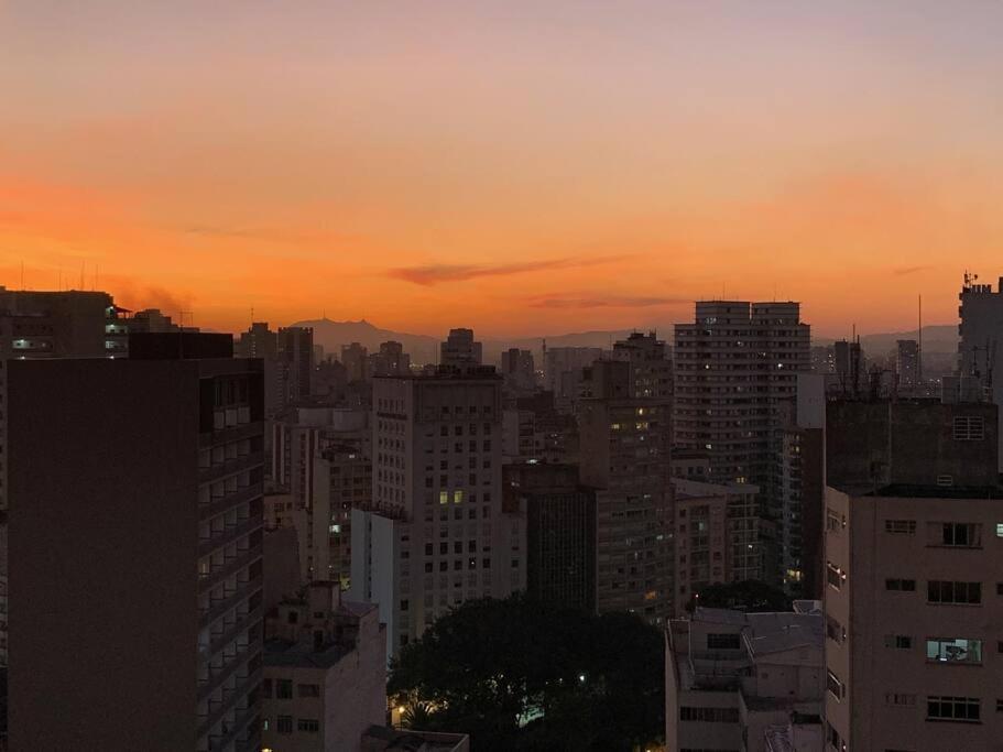 דירות סאו פאולו Studio Com Vista Incrivel 22º Andar מראה חיצוני תמונה